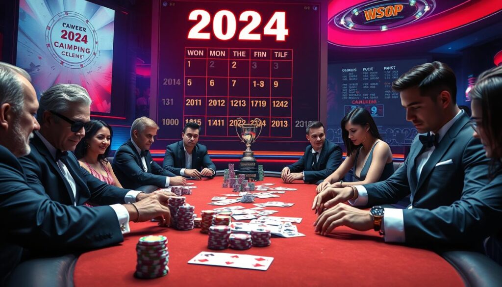 2024年WSOP賽事日期