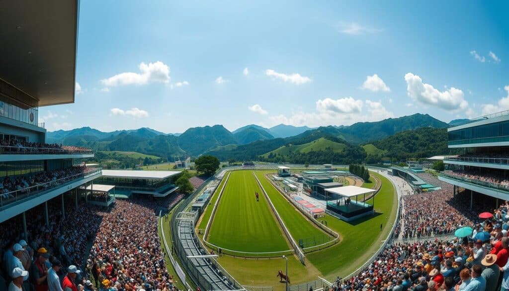 沙田馬場的賽馬場地介紹