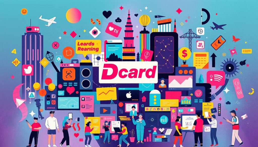 Dcard板塊的多樣內容