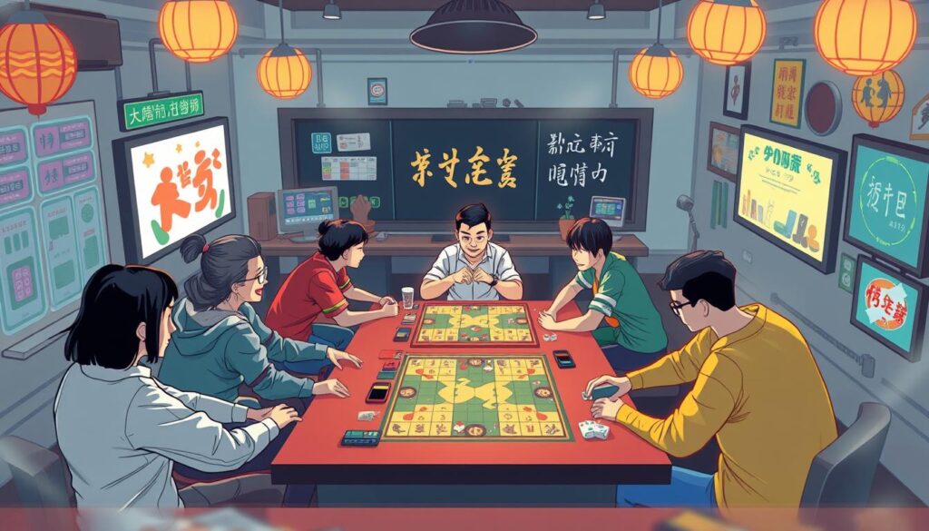 線上棋牌遊戲的社交互動