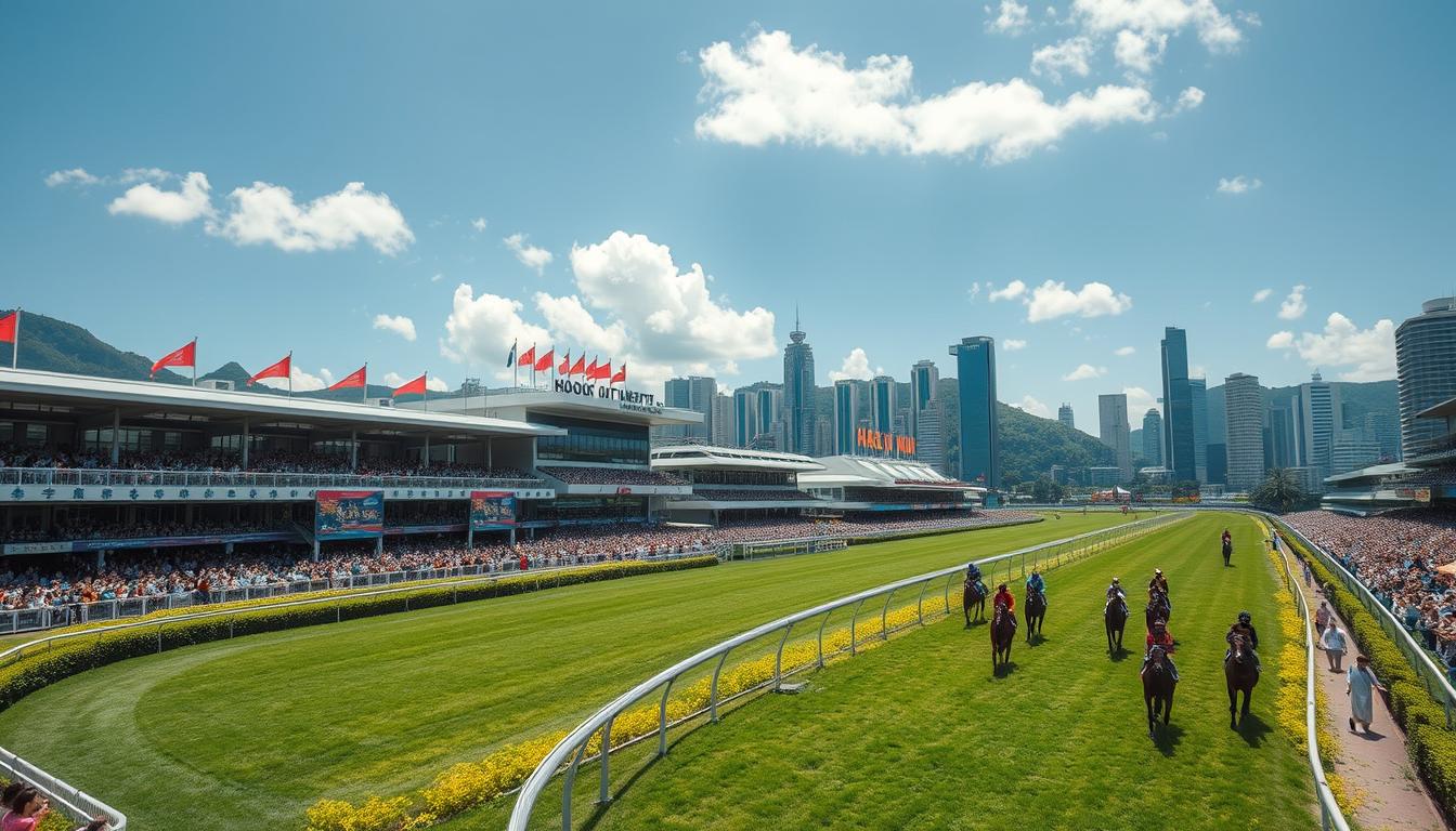 香港賽馬賽馬場景