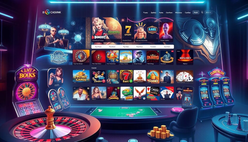 萬勝網上賭場遊戲類型