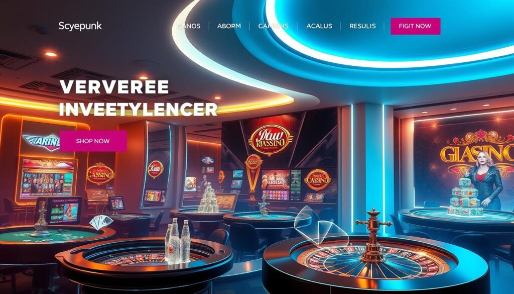 A pristine, high-end online casino website with a sleek and modern user interface. The layout is clean and well-organized, featuring vibrant graphics and smooth animations. Soft lighting illuminates the gaming area, creating a warm and inviting ambiance. High-resolution images of popular casino games like slots, roulette, and blackjack are prominently displayed, enticing players to dive in. A sophisticated color palette of deep blues, golds, and subtle neutrals evokes a sense of luxury and elegance. The overall design exudes professionalism, trustworthiness, and a commitment to providing an exceptional gaming experience. Intuitive navigation and responsive design ensure a seamless experience across devices.