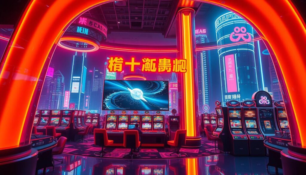 A vibrant and immersive online gambling destination, ATG娛樂城shines with its diverse game selection, cutting-edge graphics, and seamless user experience. Against a backdrop of neon-lit cityscapes, the casino's sleek and modern interface beckons players to explore its thrilling table games, high-stakes slot machines, and live dealer experiences. Warm lighting casts a inviting glow, while strategically placed screens and displays showcase the excitement unfolding within. The overall atmosphere evokes a sense of sophistication and indulgence, catering to the discerning tastes of Taiwan's most avid online gamblers seeking a premier entertainment hub.